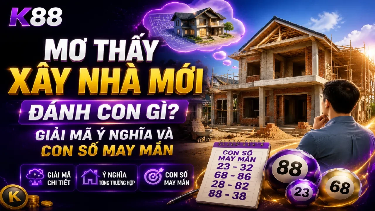 K88 Mơ Thấy Xây Nhà Mới Đánh Con Gì? Giải Mã Chi Tiết Từ A-Z
