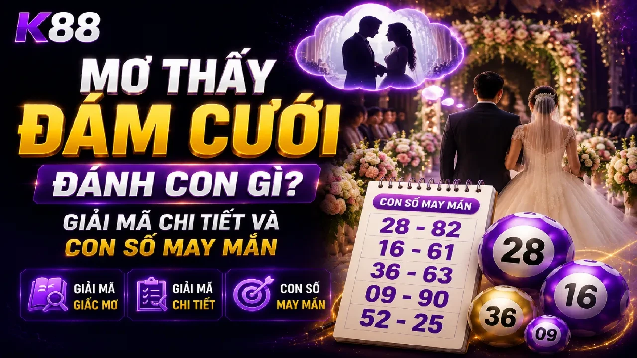 K88 Mơ Thấy Đám Cưới Đánh Con Gì? Giải Mã Chi Tiết Và Con Số May Mắn
